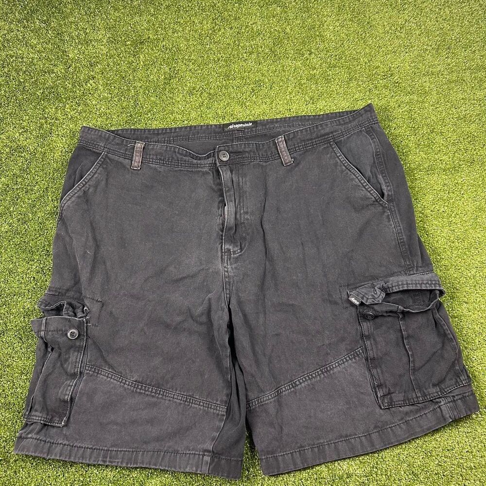 Aeropostale Men's Black and Navy Shorts